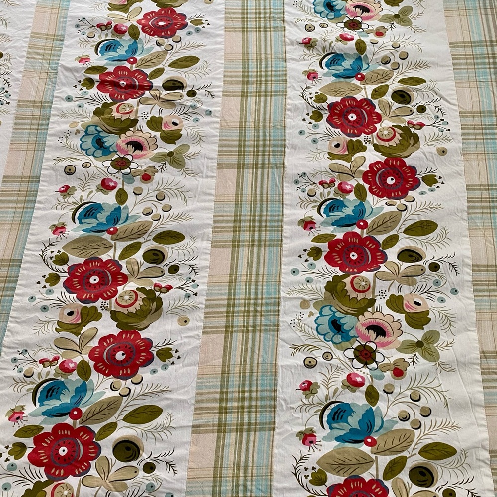 Anthropologie vintage full/queen duvet cover
